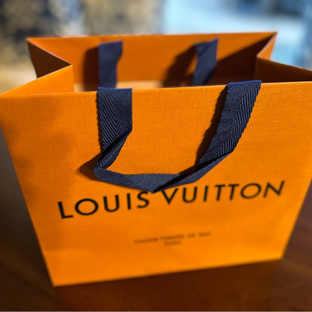 Louis Vuitton Orange Gift Bag